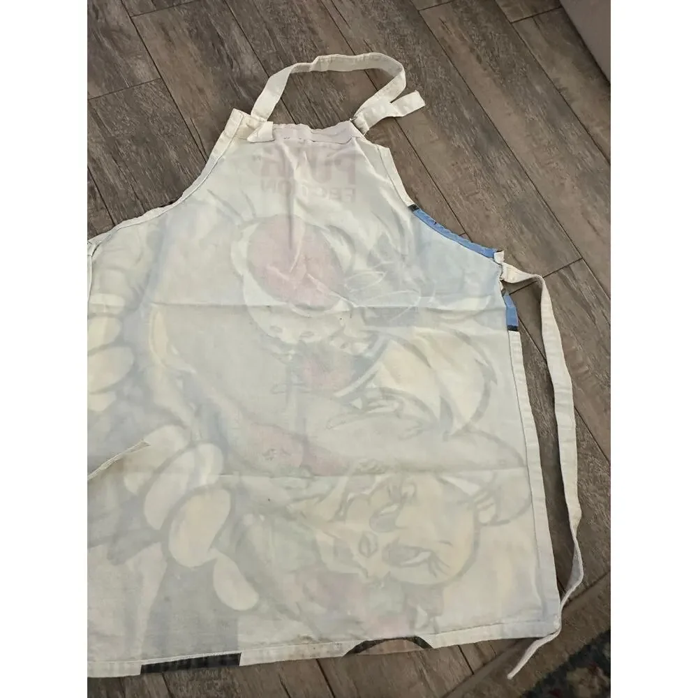 Vintage 80-90s Looney Tunes Done To Purr-Fection Smock Apron Multi Graphic